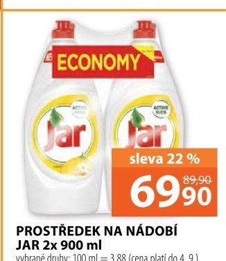Prostředek na nádobí Jar