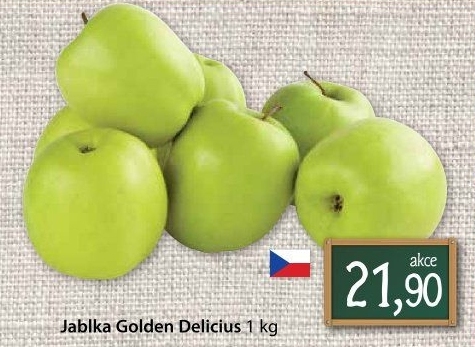 Jablka Golden Delicious