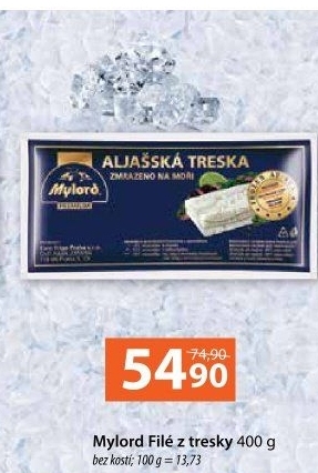 Aljašské treska filé pro děti mražené Premium Mylord