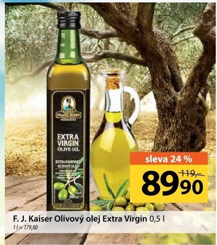Olivový olej extra panenský Exclusive Kaiser Franz Josef