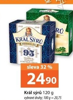 Sýr Hermelín Král sýrů