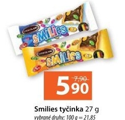 Tyčinka Smilies Chocoland