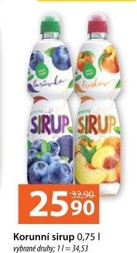 Sirup Korunní