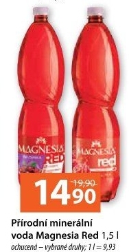 Minerální voda Magnesia Red
