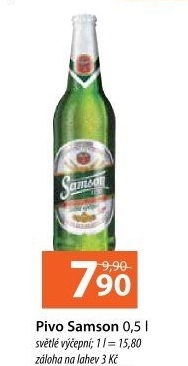 Pivo světlé výčepní 10° Samson