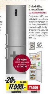GBB 60SAYFE CHLADNIČKA KOMBI.LG
