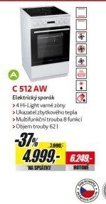 C 512AW SPORÁK SKLOKERAMICKÝMORA