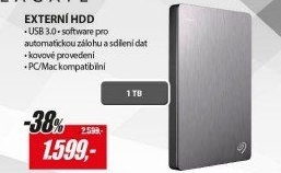 HDD 1TB USB3.0 Expansion černýSEAGATE