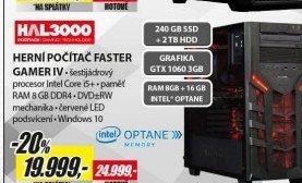 GAMER IV i5 8+16GB 2T+240GB W10 HAL3000