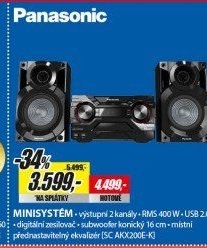 SC AKX200E-Kminisystém PANASONIC
