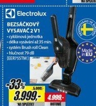 EER75STM AKU TYČOVÝ VYSAVAČELECTROLUX