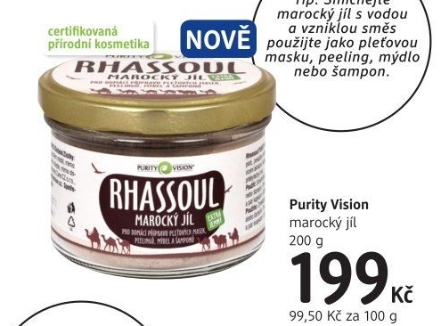 Marocký jíl Purity Vision