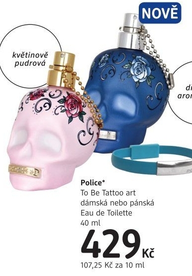 Toaletní voda pánská To Be Tattoo art Police