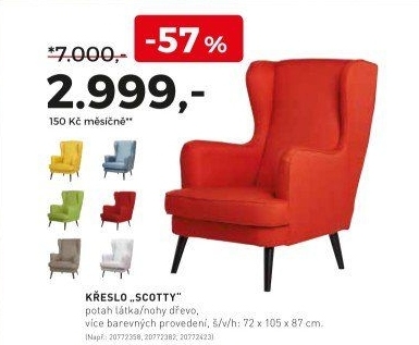 KŘESLO „SCOTTY“