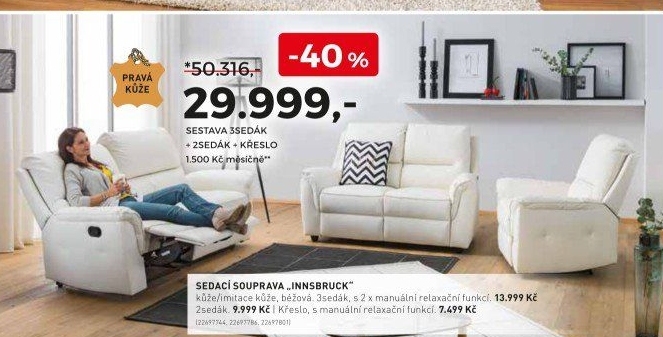 SEDACÍ SOUPRAVA „INNSBRUCK“