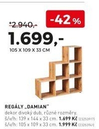 REGÁLY „DAMIAN“