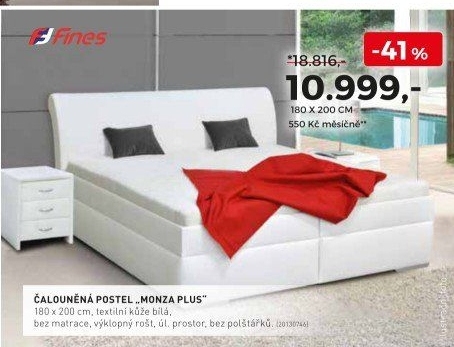 ČALOUNĚNÁ POSTEL „MONZA PLUS“