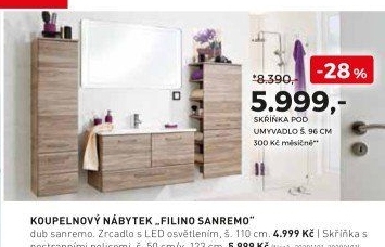 KOUPELNOVÝ NÁBYTEK „FILINO“