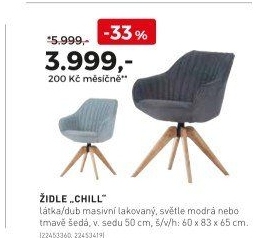 ŽIDLE „CHILL“