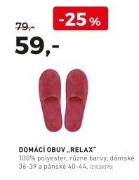 DOMÁCÍ OBUV „RELAX“