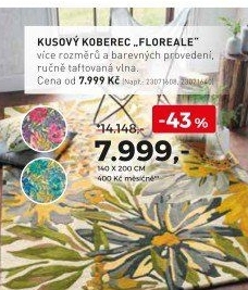 KUSOVÝ KOBEREC „FLOREALE“