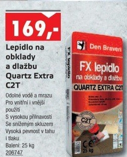 Lepidlo FX na obklady a dlažbu Den Braven