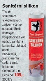 Sanitární silikon Den Braven