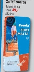 Zdící malta Cemix