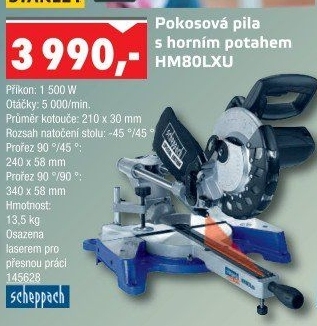 Pokosová pila Scheppach HM 80 LXU