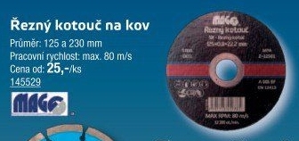 Řezný kotouč Magg