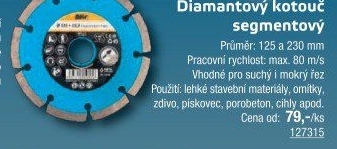 Diamantový kotouč Magg