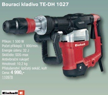 Bourací kladivo Einhell TE-DH 1027
