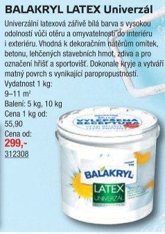 Barva Latex Balakryl