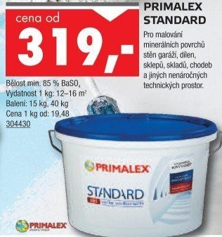 Interiérová barva Standard Primalex