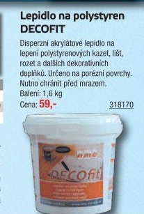 Lepidlo na polystyrén Decofit