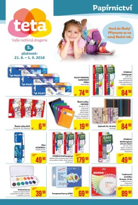 akční leták Teta drogerie 21.8.2018-1.9.2018