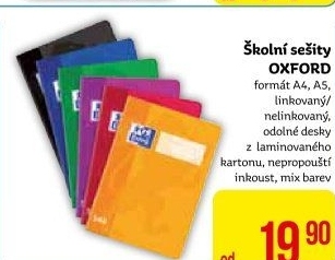 Školní sešit A4 Oxford