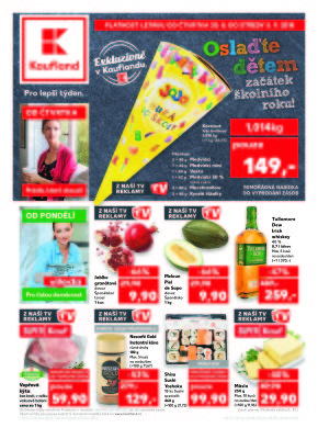 akční leták Kaufland 30.8.2018-5.9.2018