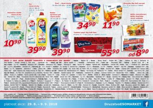 akční leták ESO MARKET 29.8.2018-9.9.2018