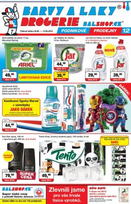 akční leták Barvy a laky drogerie 28.8.2018-15.9.2018