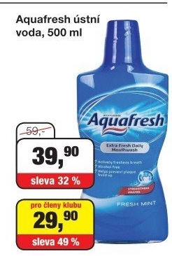 AQUAFRESH ú.V.
