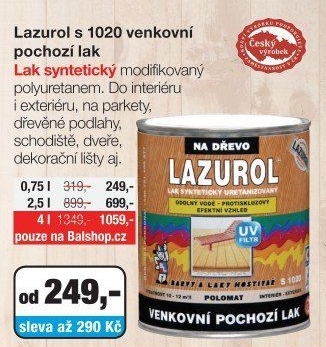 LAZUROL LAK POCHOZÍ
