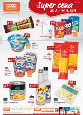 akční leták COOP 29.8.2018-4.9.2018