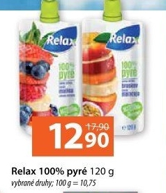 Kapsička ovocné pyré Relax