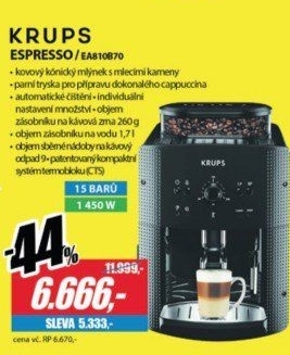 EA810B70 PLNOAUTOMATICKÉ ESPRESOKRUPS