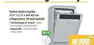 ADP 522IX MYČKA NÁDOBÍ 45CMWHIRLPOOL