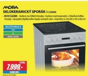 C 525AS SPORÁK SKLOKERAMICKÝMORA