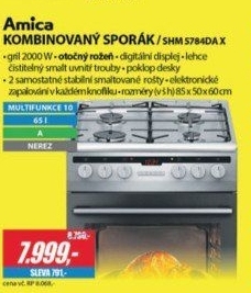 SHM 5784DA X SPORÁK KOMBIAMICA