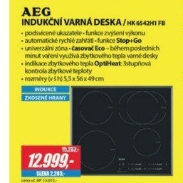 HK 6542H1 FB VARNÁ DESKA IND.AEG