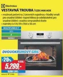 EZB 3400AOX TROUBA VESTAVNÁELECTROLUX